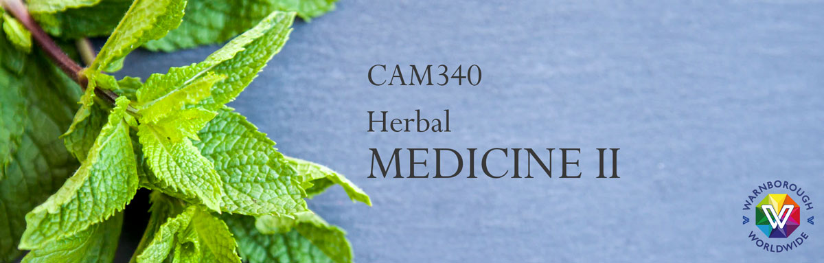 CAM340 Herbal Medicine II